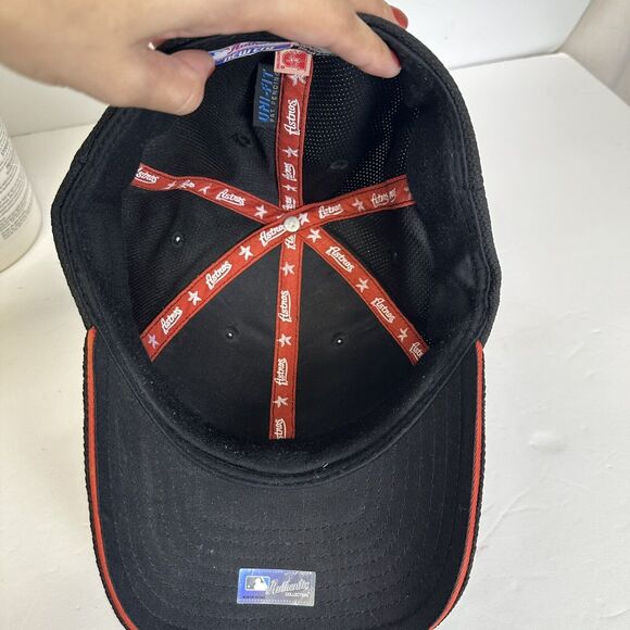 Vintage Houston Astros New Era Fitted Hat Size‎ Medium - Large Navy Blue - Picture 5 of 6